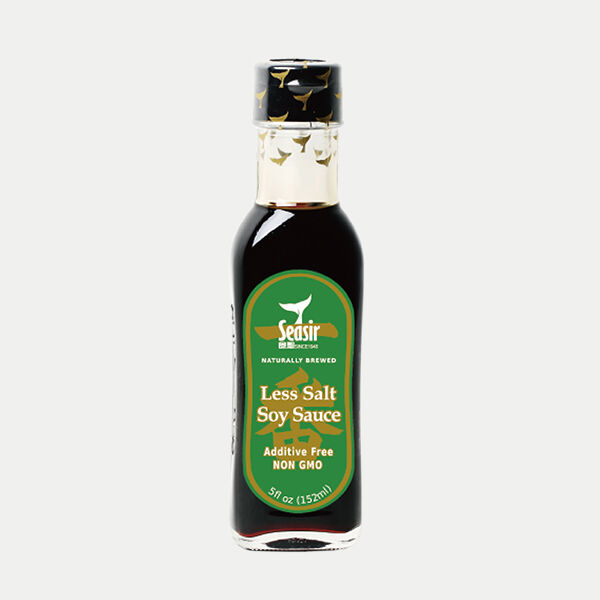 Weniger Salz Sojasauce
