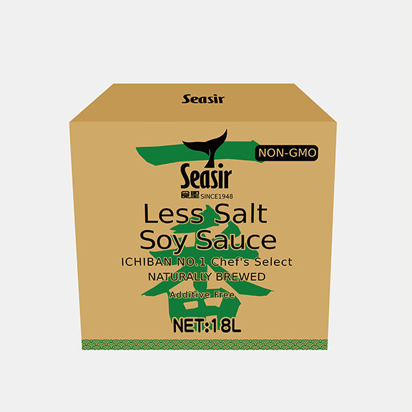 Weniger Salz Sojasauce