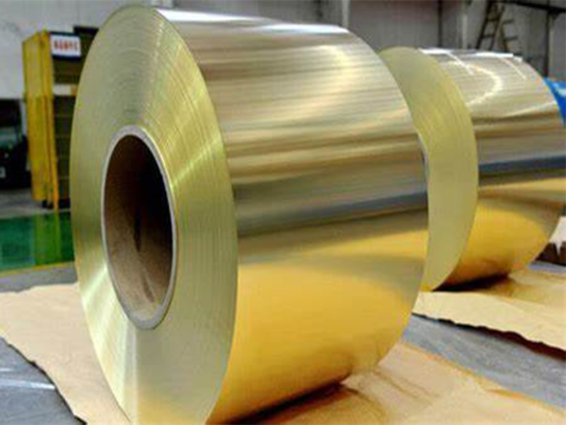 Customized 0.15mm to 2.2mm Thick Super Hard C2680 Brass Tape Coil CuNi18Zn20 CW409J CuNi18Zn20 C76400 C7521