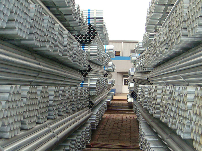 Galvanized square rectangular tube round tube hollow tube manufacturers can produce outer diameter 10-400mm can be customized
