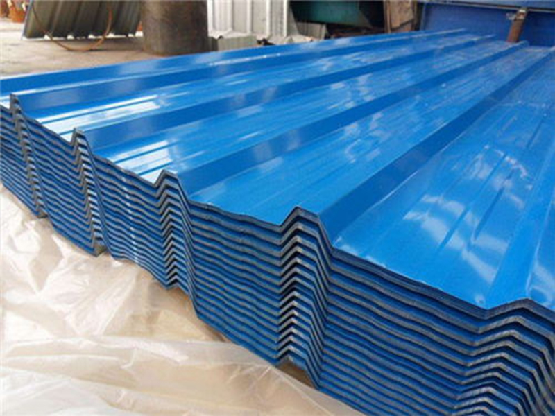 Zinc galvanized corrugated metal roofing sheet color coated zinc-aluminum roof tile
