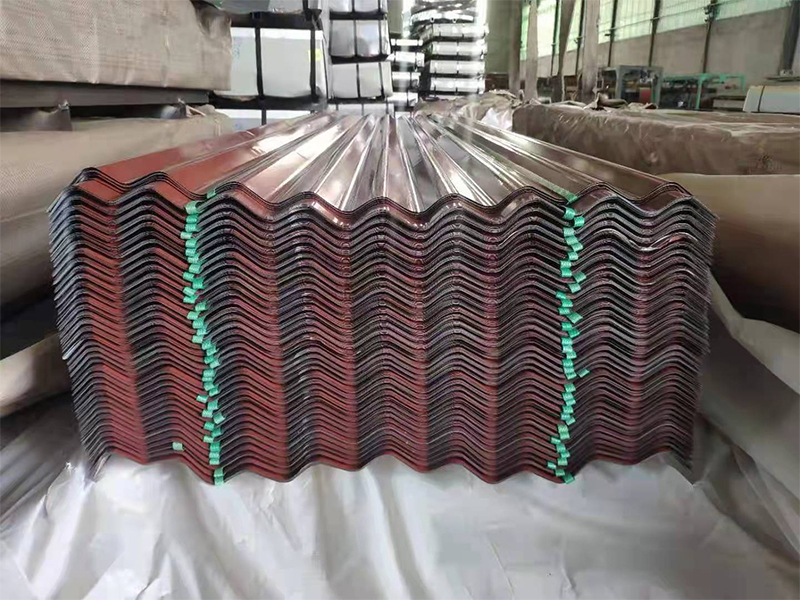Color Coated Corrugated Sheet Steel Tile Prepainted Roofing Sheets 4x8 Galvanized Corrugated Sheet