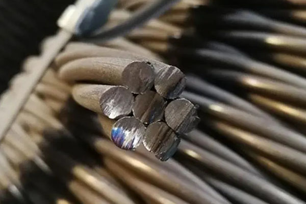 ASTM A416 270ksi 9.53mm 7 wire pc steel strands , multi-strand wire , high tension steel cable