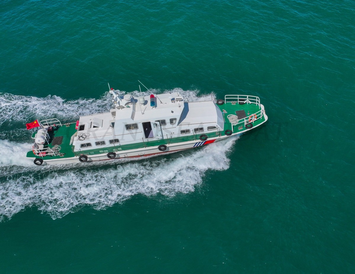 Bateau de patrouille fluviale en aluminium Grandsea de 21,5 m à vendre, constructeur de bateaux de patrouille en Chine