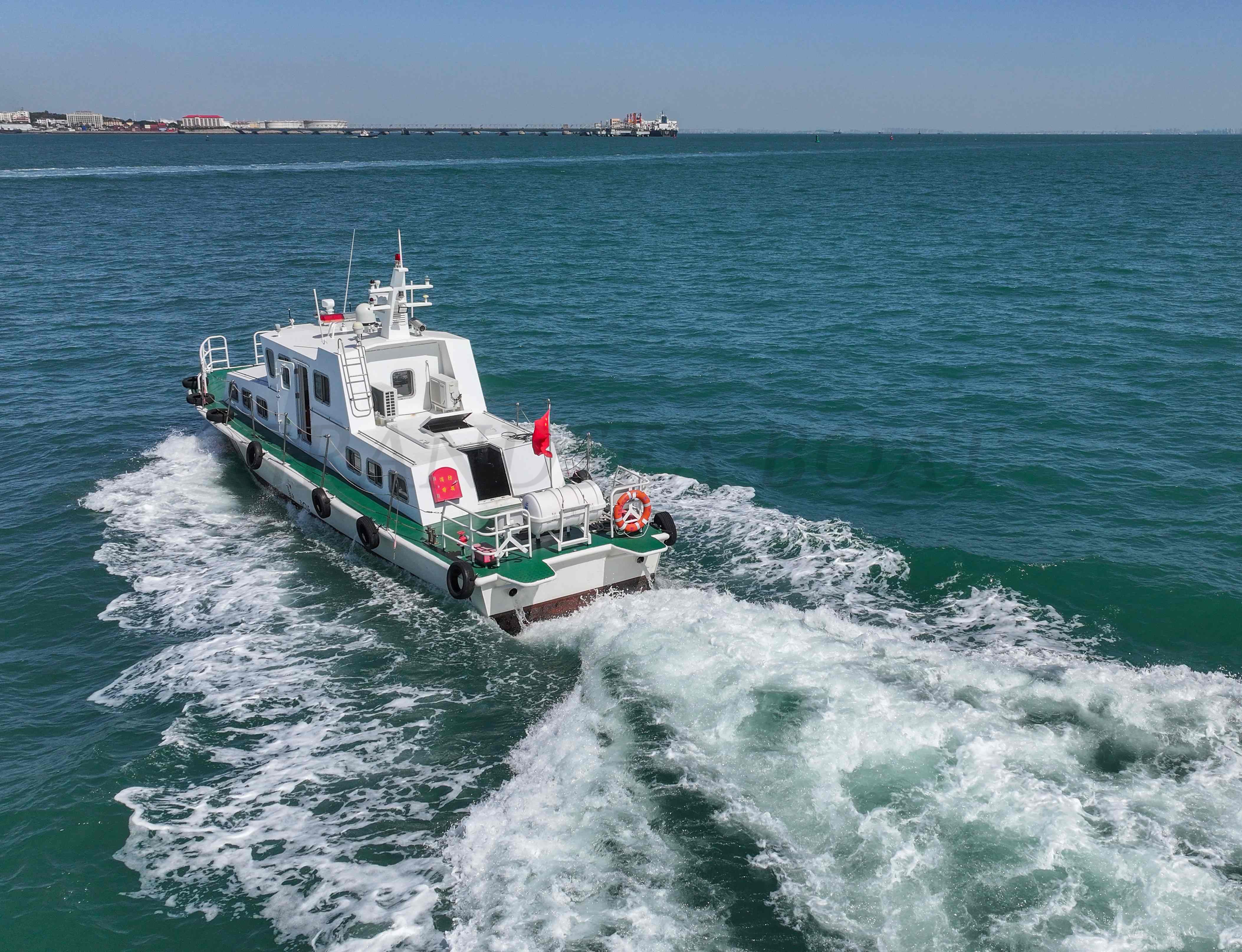 Bateau de patrouille fluviale en aluminium Grandsea de 21,5 m à vendre, constructeur de bateaux de patrouille en Chine