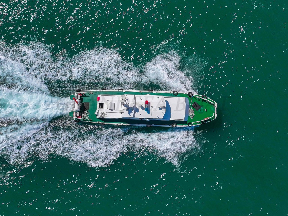 Bateau de patrouille fluviale en aluminium Grandsea de 21,5 m à vendre, constructeur de bateaux de patrouille en Chine