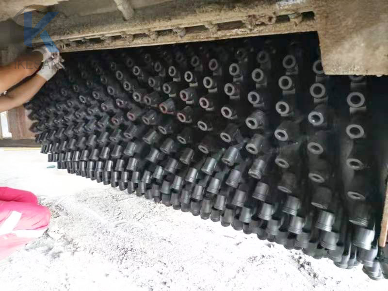 Dientes de carretera y soporte