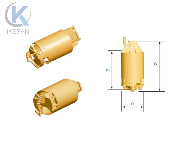 Cucharón de perforación de roca