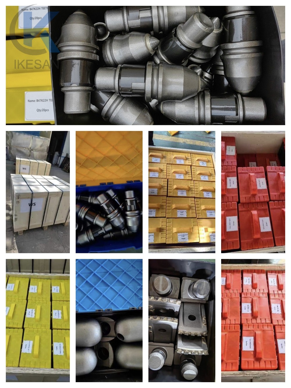 shipment of foundation piling tools