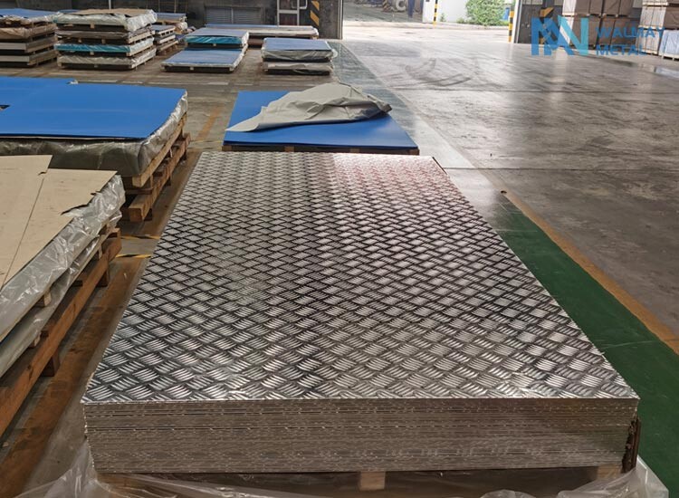 Embossed aluminum sheet