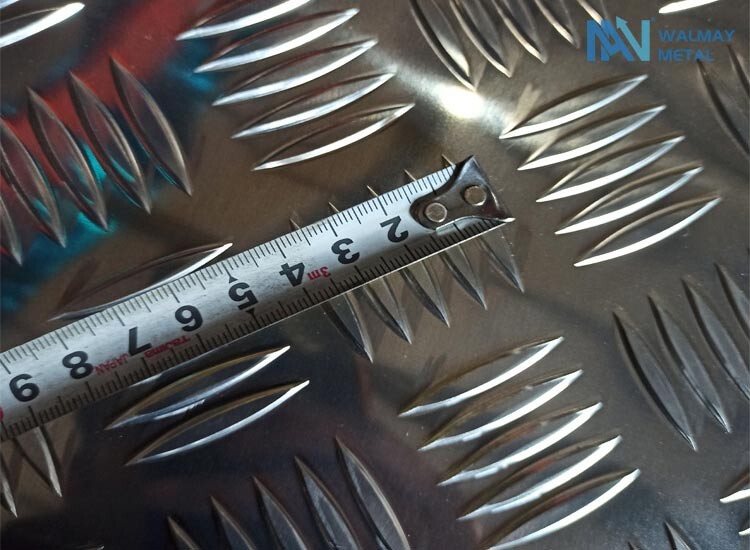 Embossed aluminum sheet