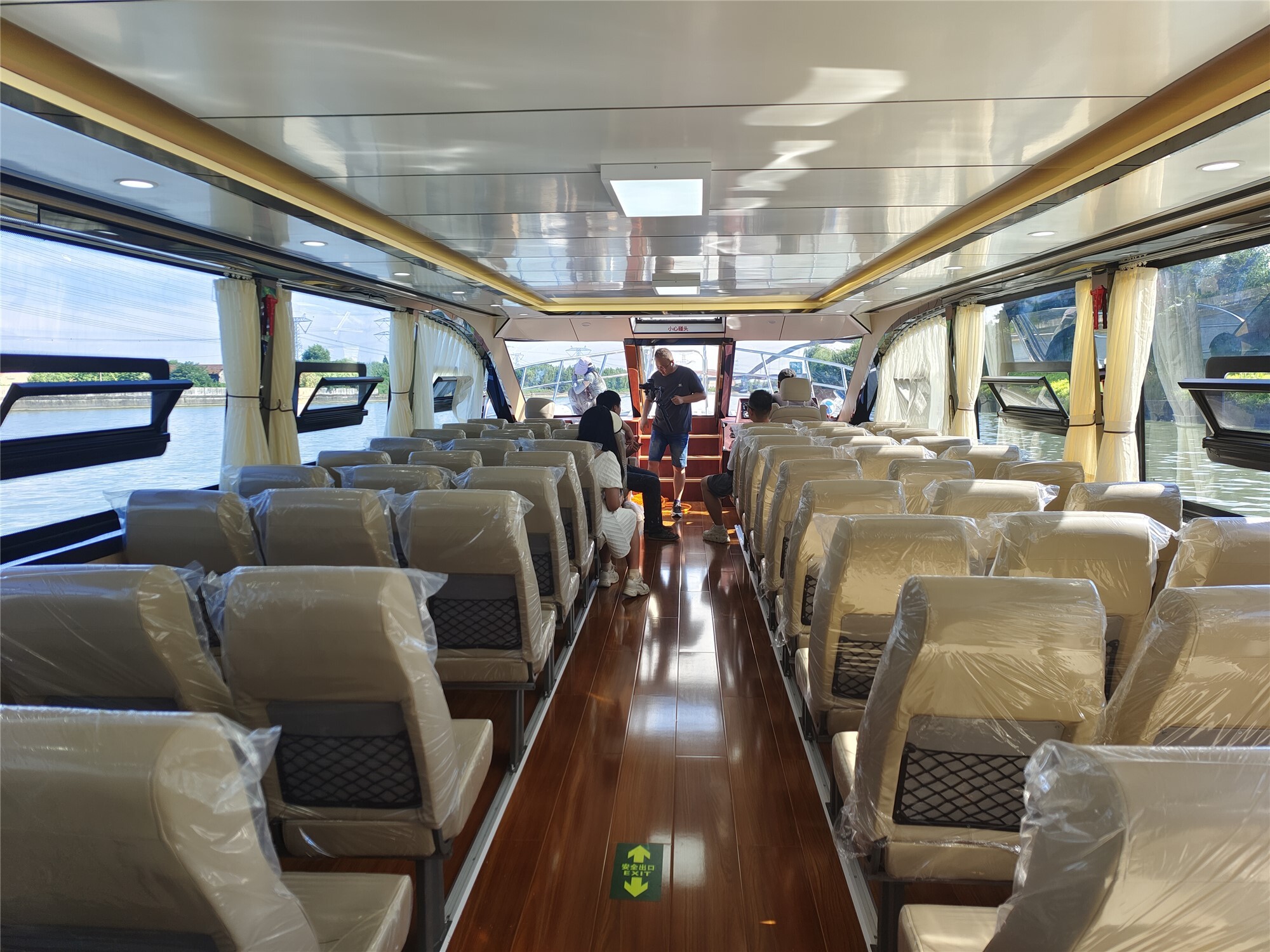 Grandsea 22m FRP 100persons Diesel Inboard Sea Coastal Sea Bateau à passagers à vitesse rapide à vendre