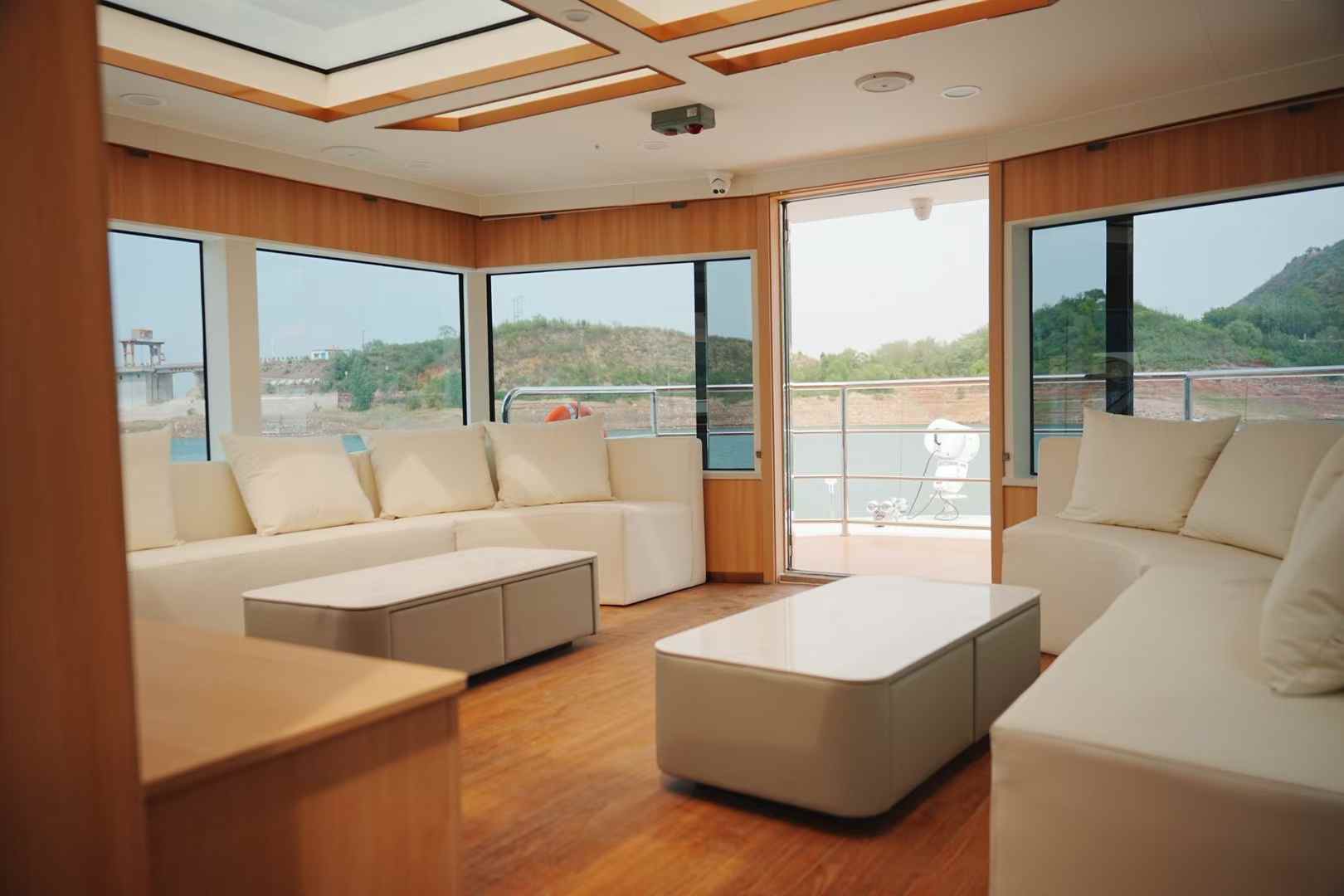 Grandsea 24m Steel Hull Double Decker Dinner Party Sightseeing Crew Boat à vendre