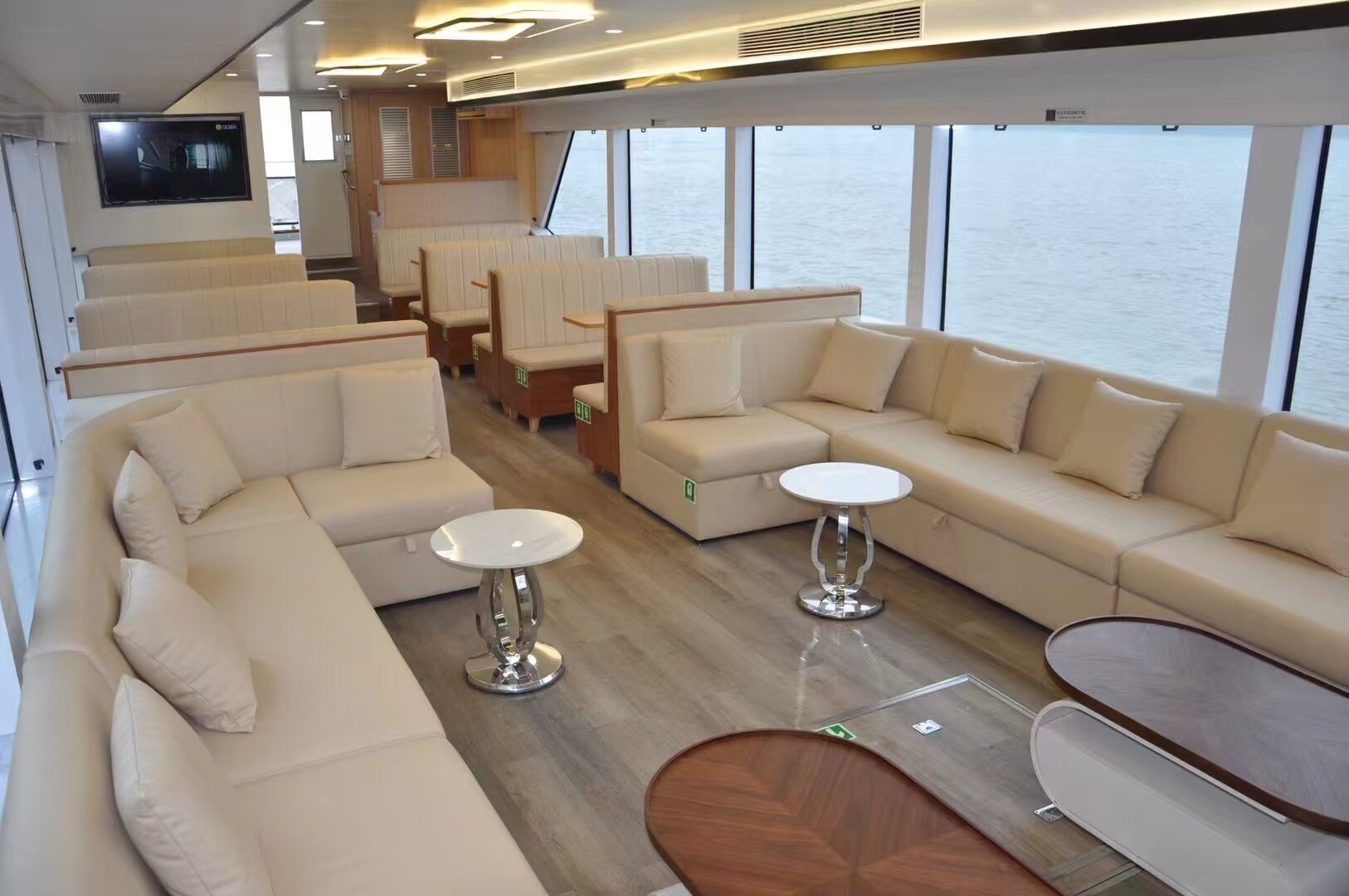 Grandsea 24m Steel Hull Double Decker Dinner Party Sightseeing Crew Boat à vendre