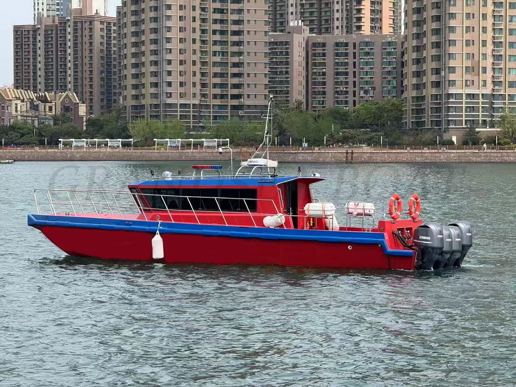 Grandsea 13.3m FRP Fast Speed Military Coast Guard Police Patrol Boat à vendre