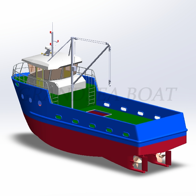 Grandsea 16m Fiberglass Purse Seine Commercial Fishing Boat for Sale