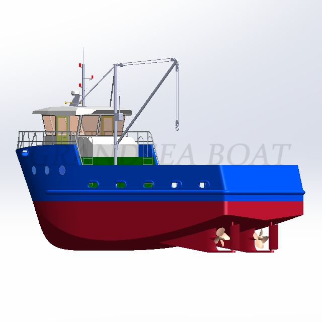 Grandsea 16m Fiberglass Purse Seine Commercial Fishing Boat for Sale