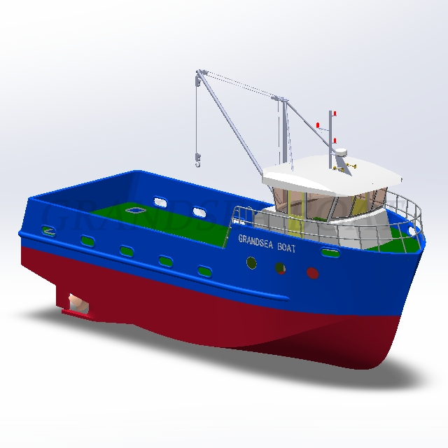 Grandsea 16m Fiberglass Purse Seine Commercial Fishing Boat for Sale