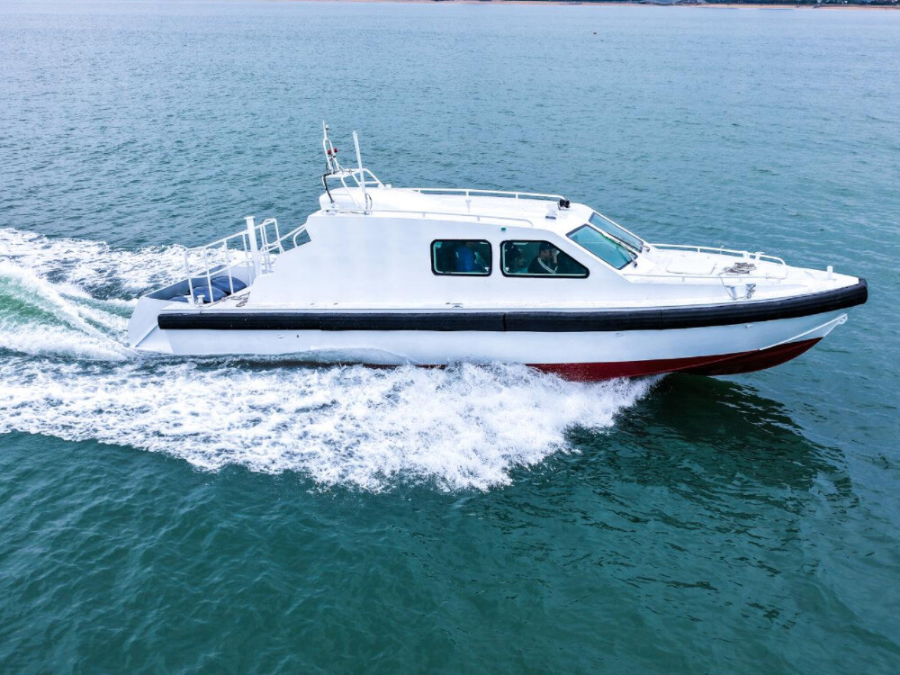 Grandsea 12.45m Aluminum Coast Guard Bullet Proof Patrol Boat Armored Ballistic Rescue Boat with Outboard Engines for Sale