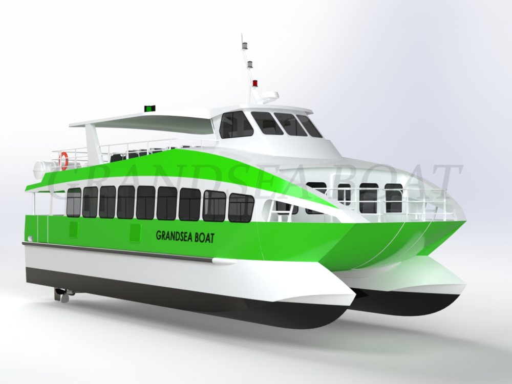 Grandsea 19m 169 Seats Aluminum Catamaran Passenger Ferry Boat for Sale Grandsea 19m 169 Seats Aluminum Catamaran Passenger Ferry Boat for Sale