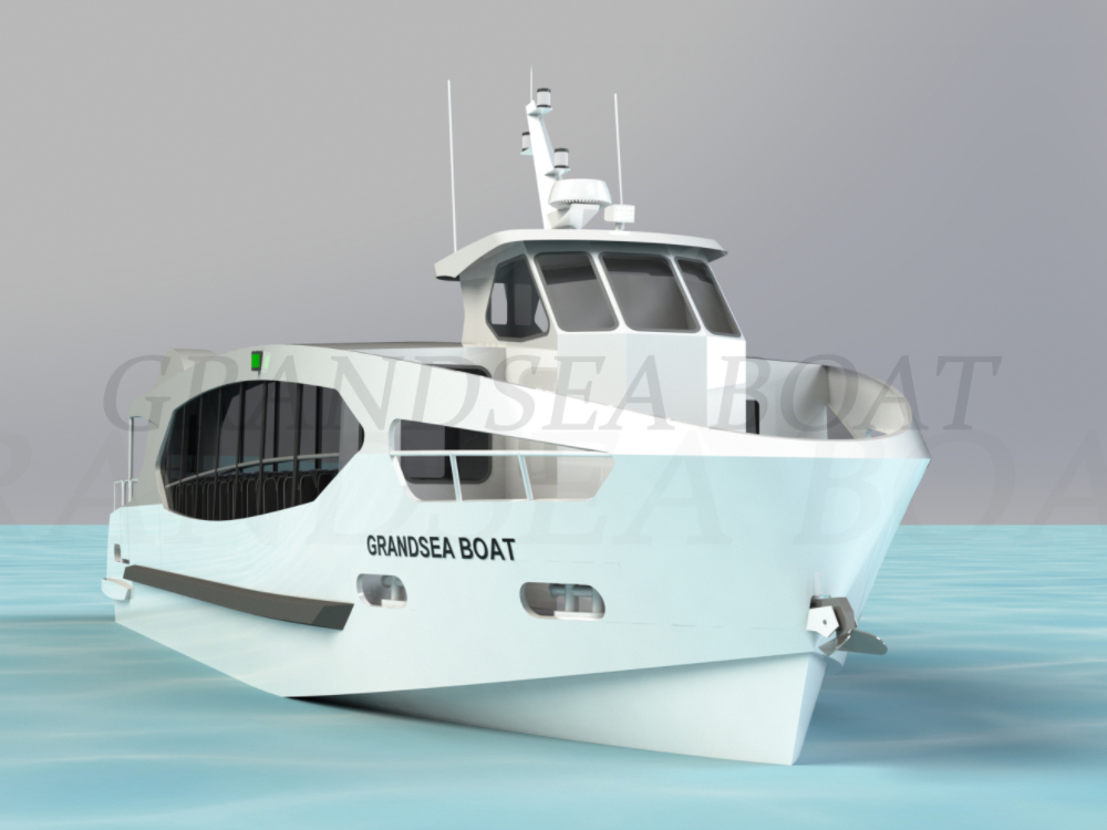 Grandsea 24m Aluminum Speed Commercial Ferry Boat with 140 Seats à vendre