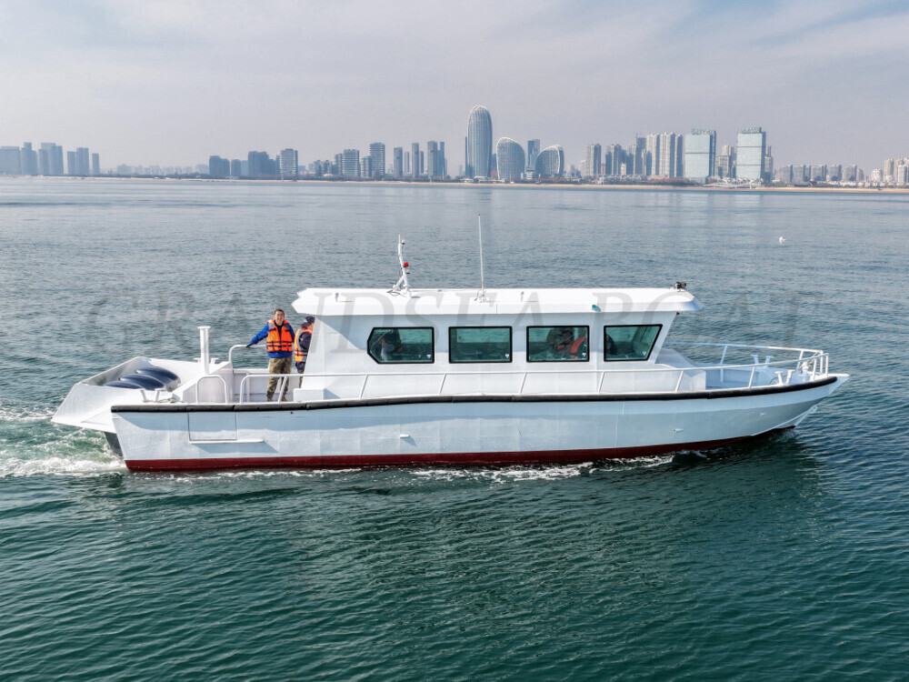 Grandsea 12m Military Bullet Proof Carbon Fiber High Speed Police Armored Patrol Boat for Sale