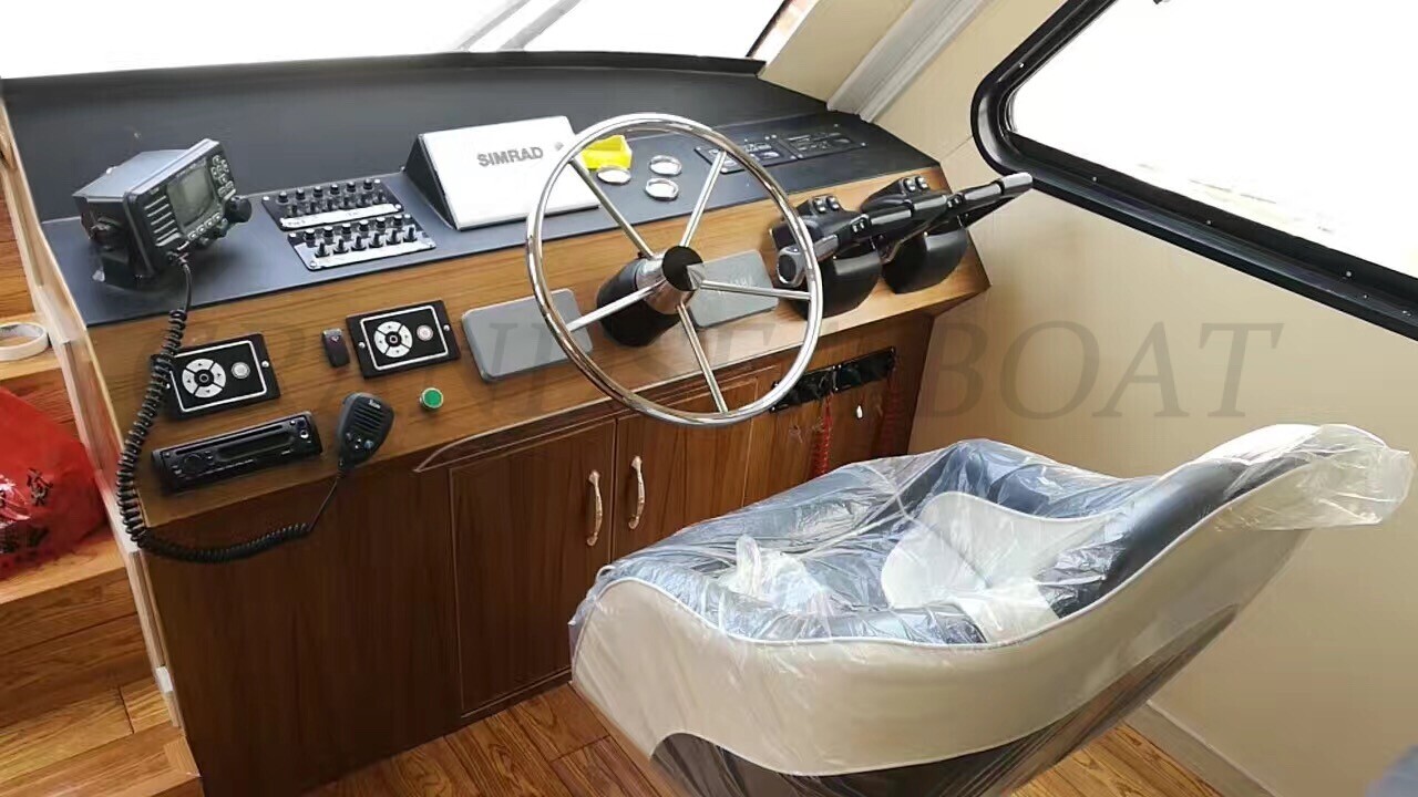 Grandsea 58ft FRP catamaran bus bateau ferry pour 74 personnes sur lacs et rivières