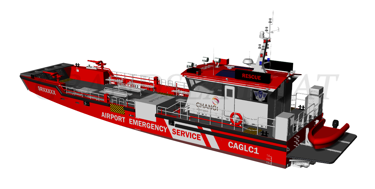 Grandsea 23m Bateau de lutte contre l'incendie en aluminium