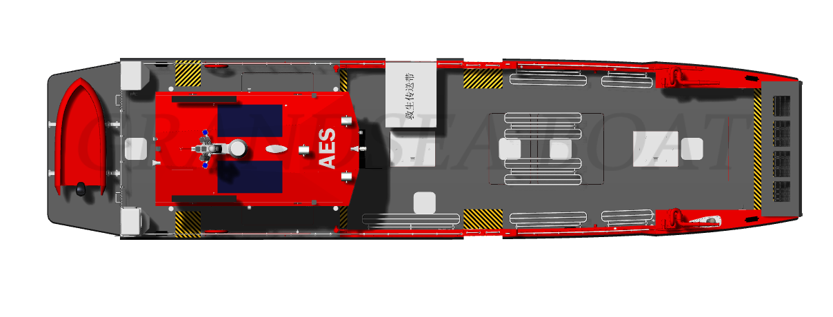 Grandsea 23m Bateau de lutte contre l'incendie en aluminium