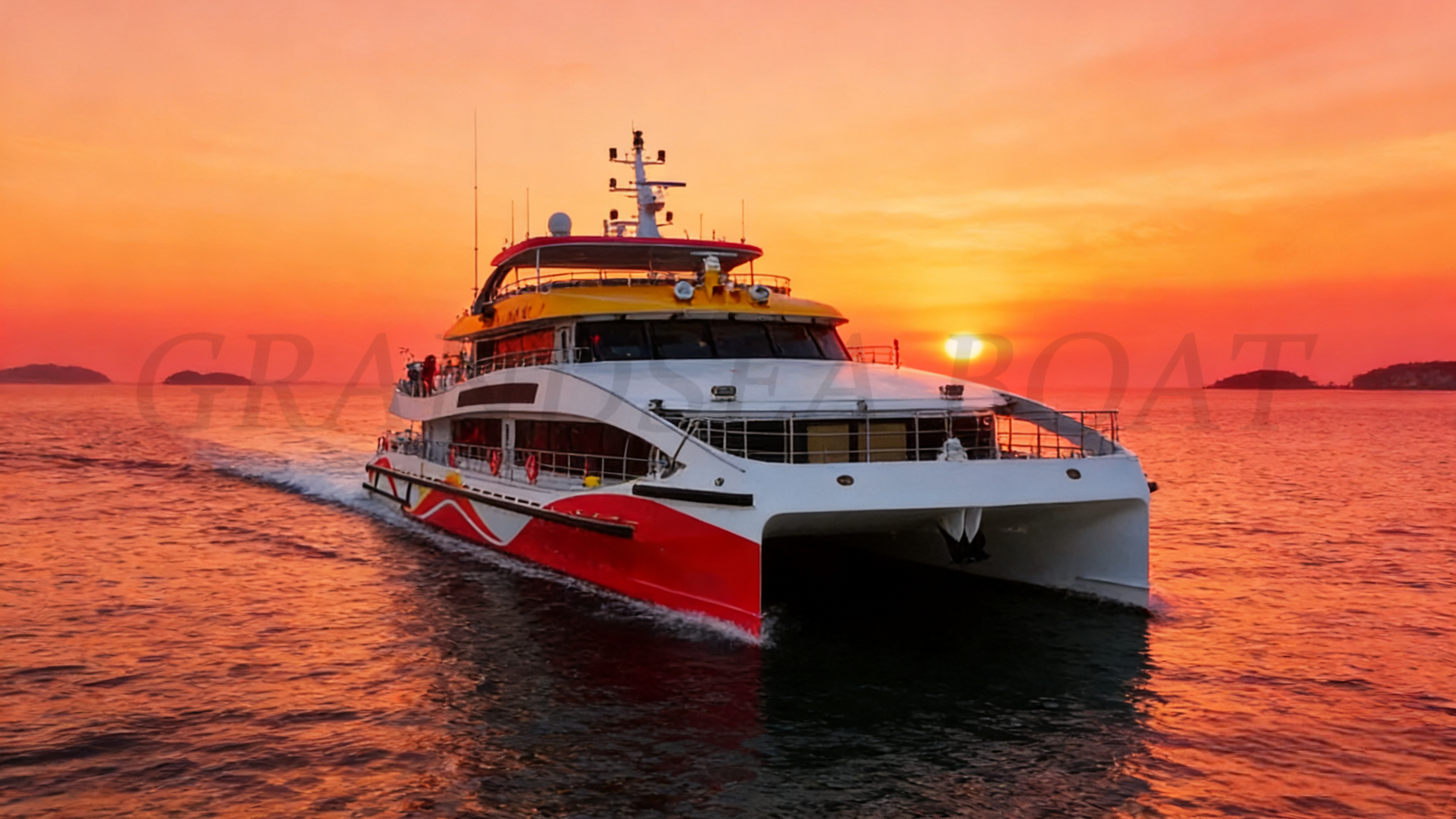 Ferry catamaran Grandsea 380 pour 36m/118ft passagers à vendre