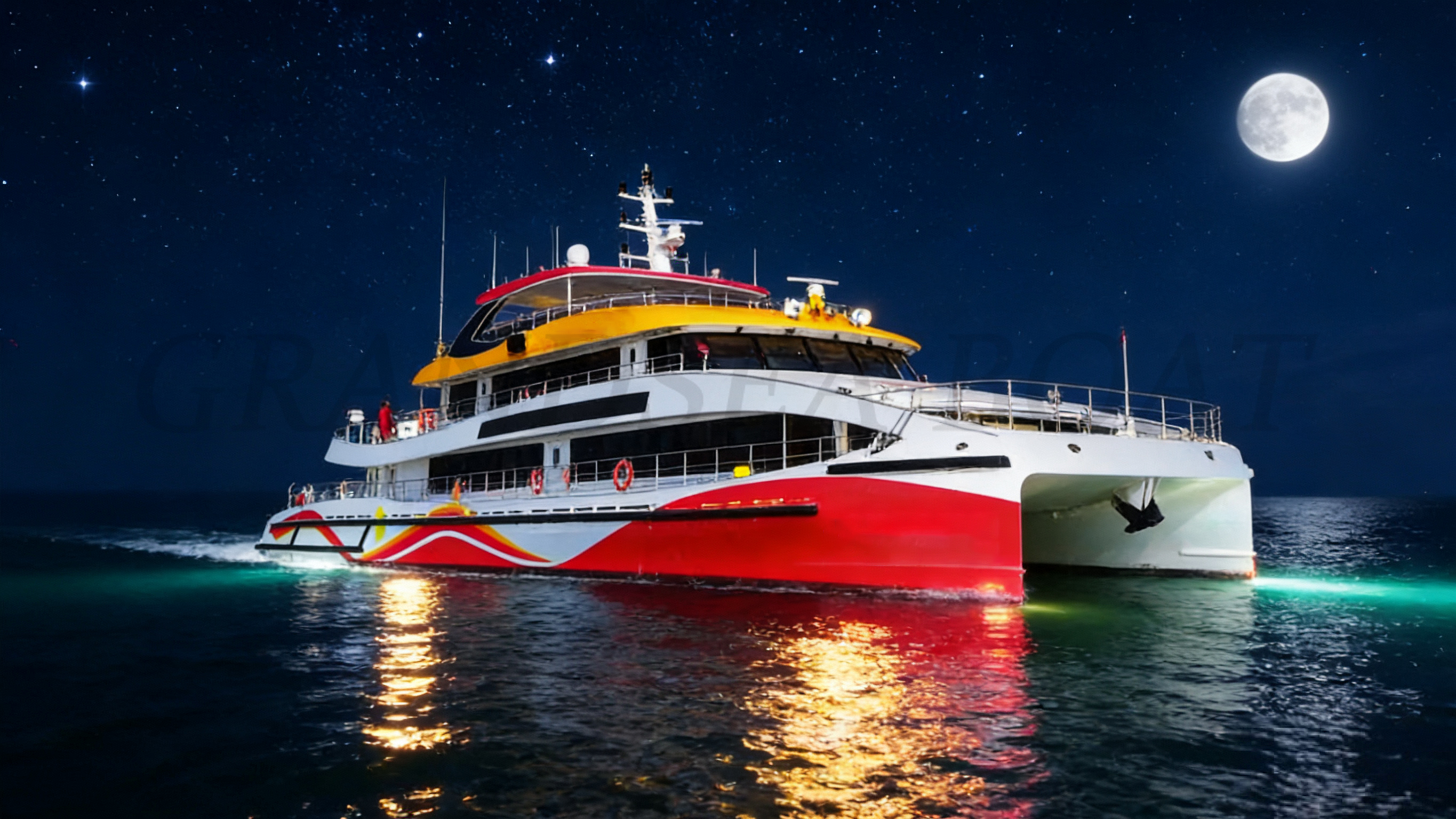 Ferry catamaran Grandsea 380 pour 36m/118ft passagers à vendre