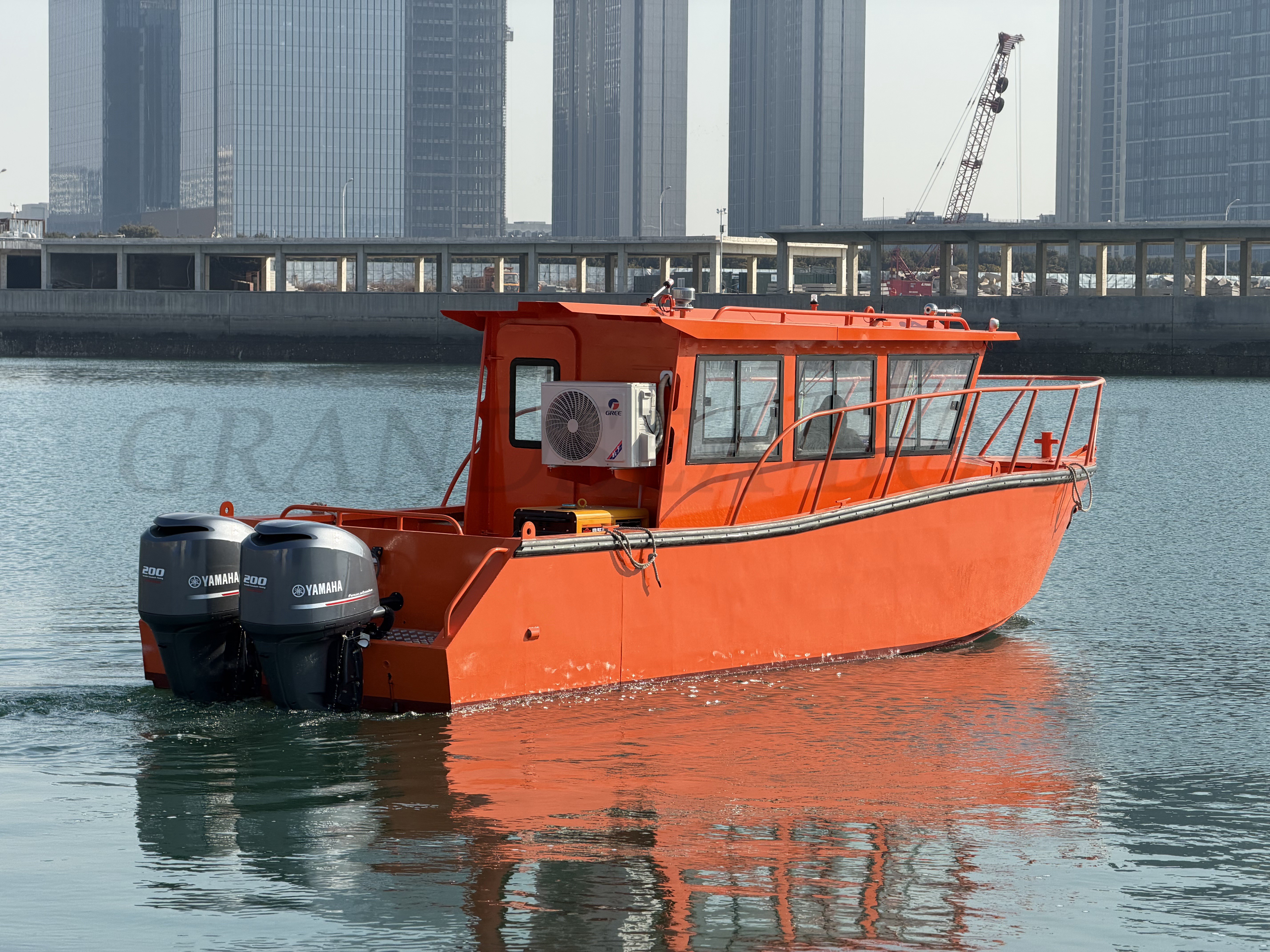 Grandsea 9.6m Bateau militaire de patrouille policière à haute vitesse à vendre