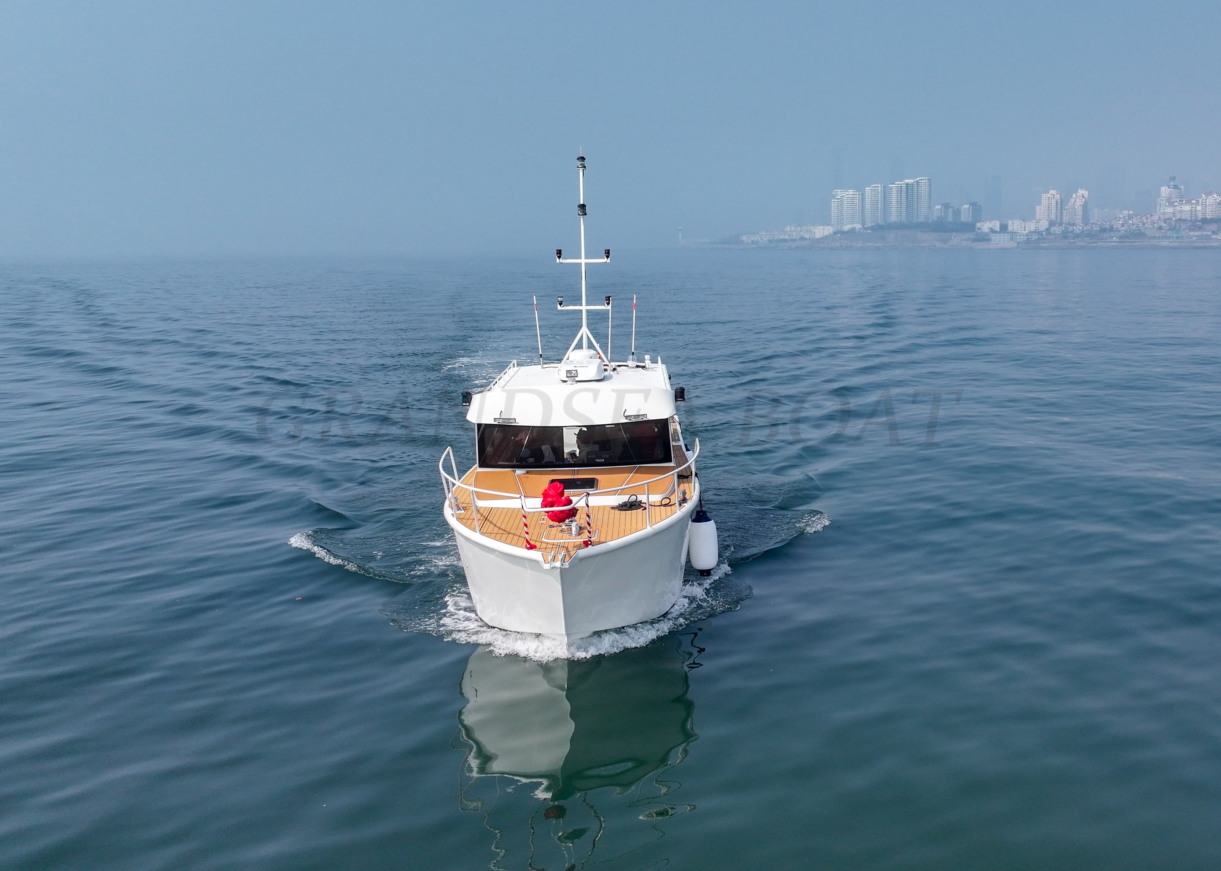 Grandsea 14.53m Bateau de pêche de plaisance en aluminium Best avec cabine complète, croiseur sportif walk around, à vendre