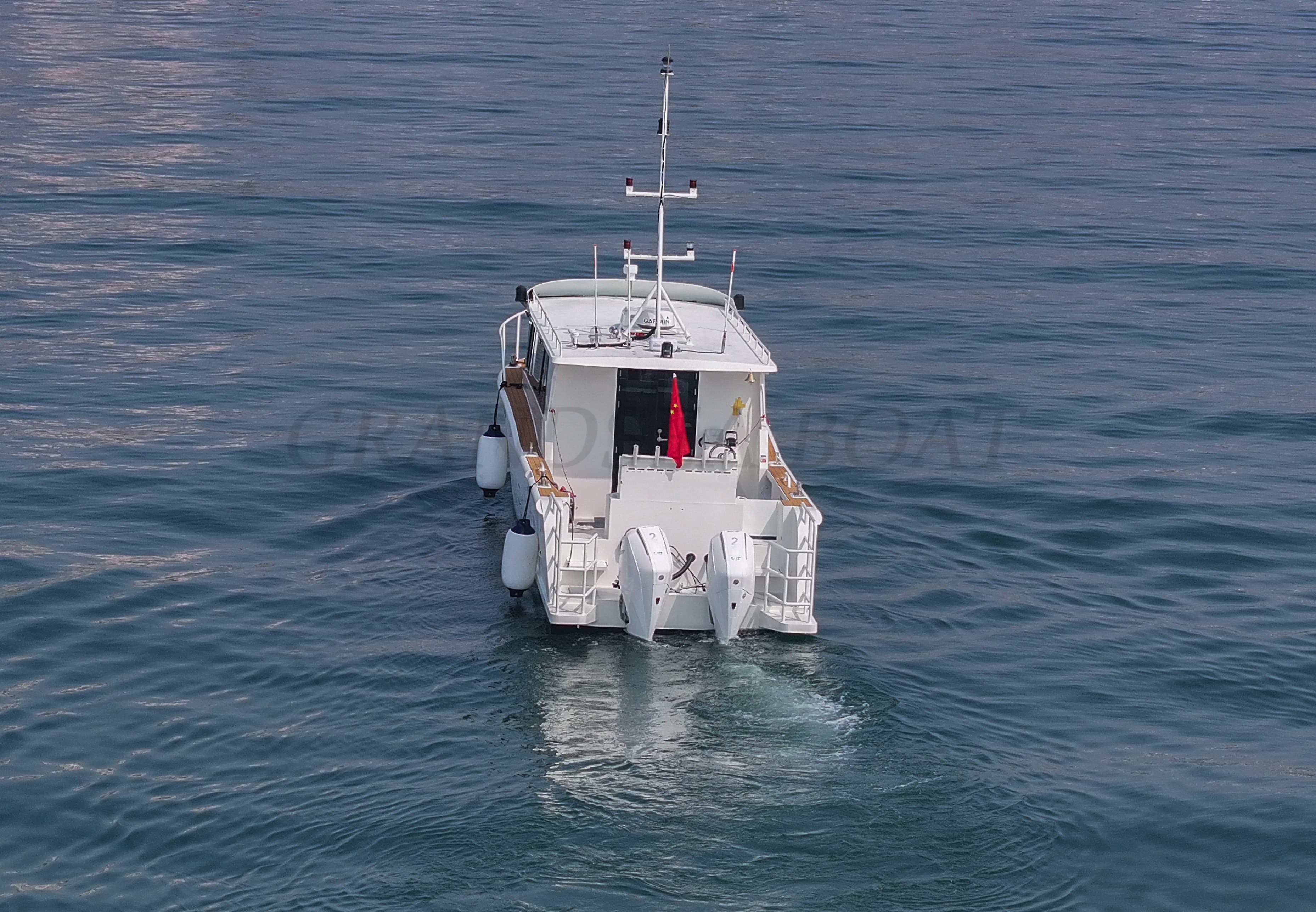 Grandsea 14.53m Bateau de pêche de plaisance en aluminium Best avec cabine complète, croiseur sportif walk around, à vendre