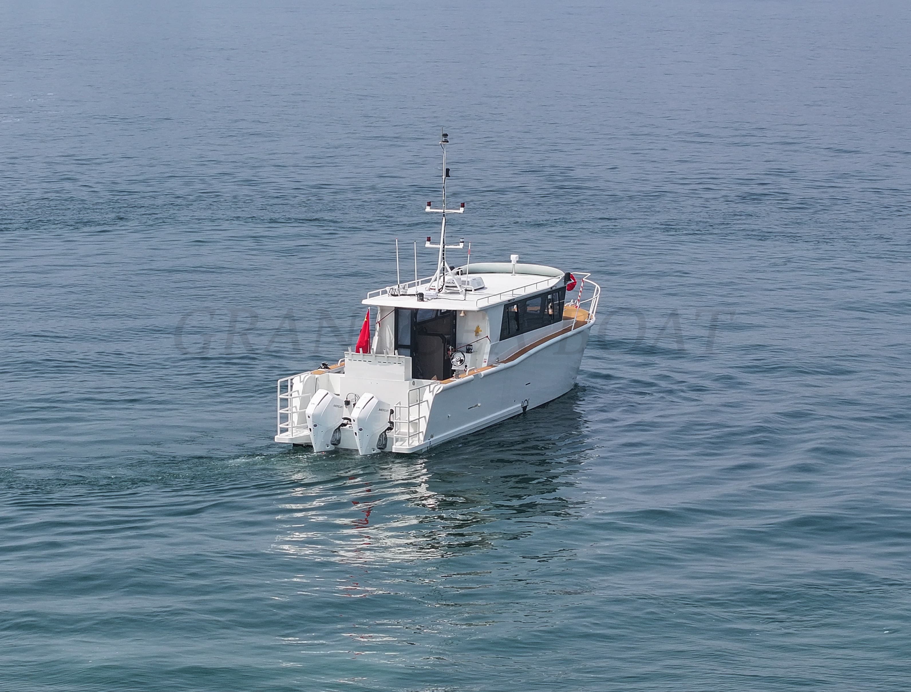 Grandsea 14.53m Bateau de pêche de plaisance en aluminium Best avec cabine complète, croiseur sportif walk around, à vendre