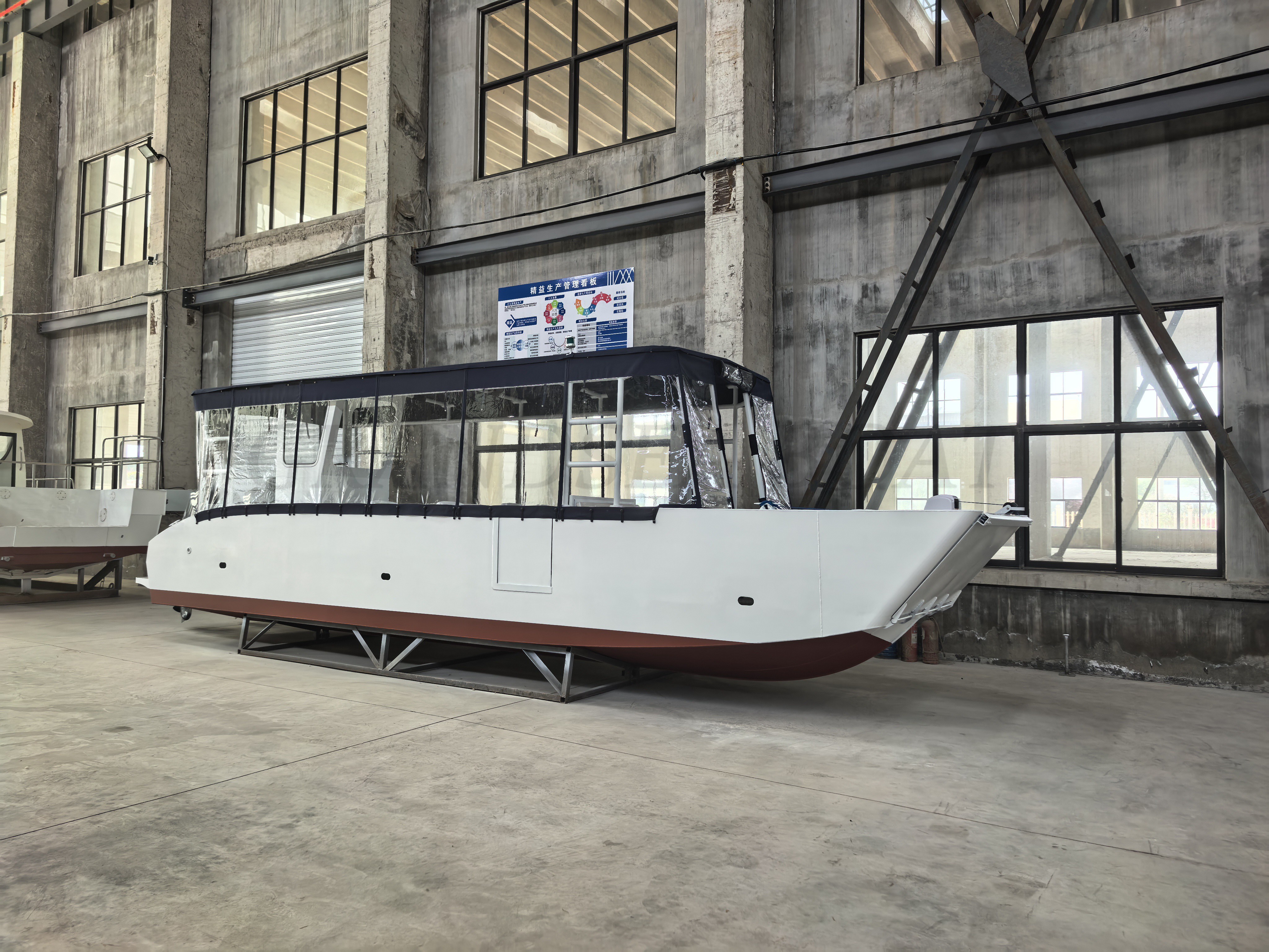 Bateau de transport Grandsea 31ft en aluminium pour 12 personnes à vendre