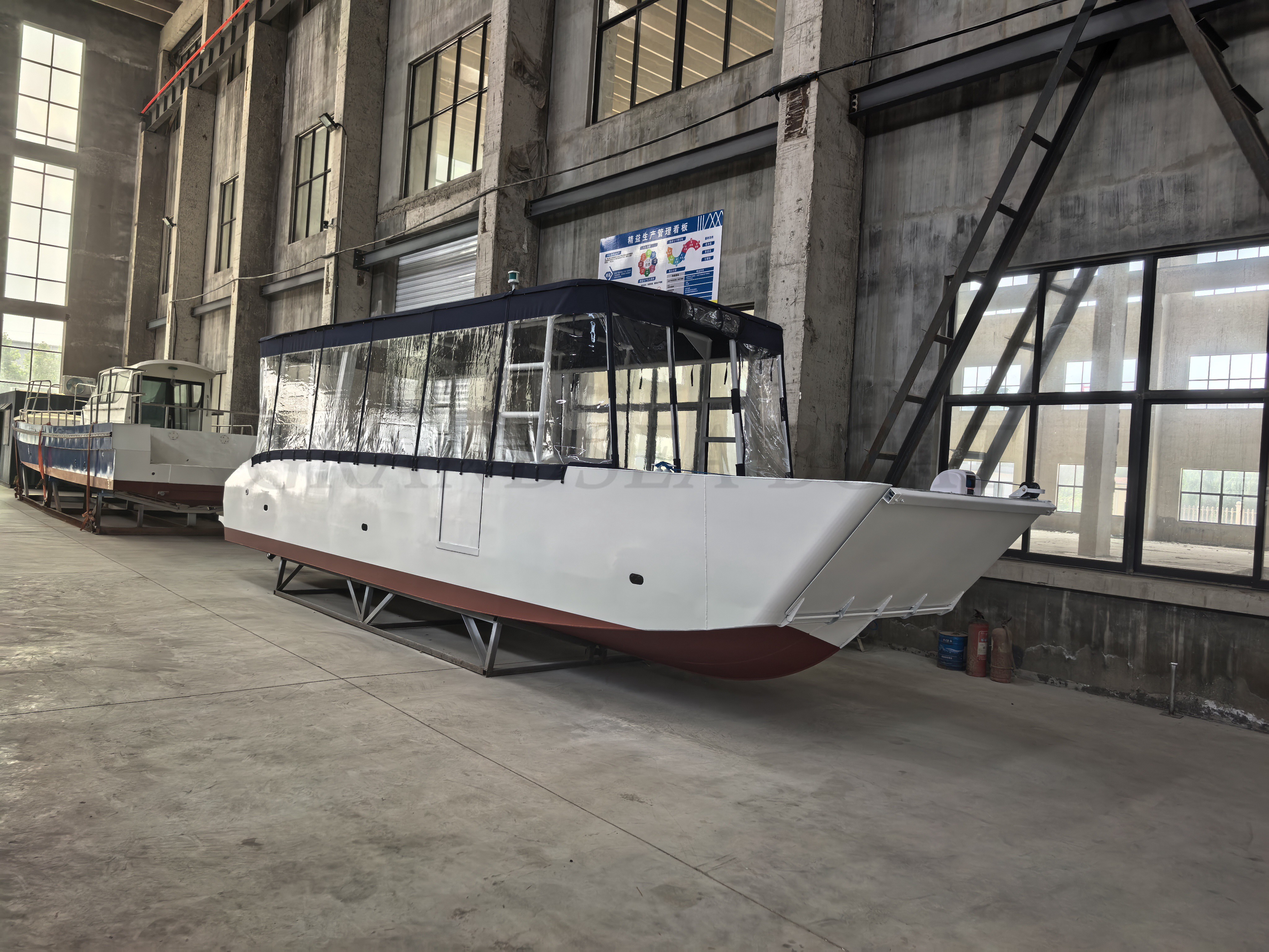 Bateau de transport Grandsea 31ft en aluminium pour 12 personnes à vendre