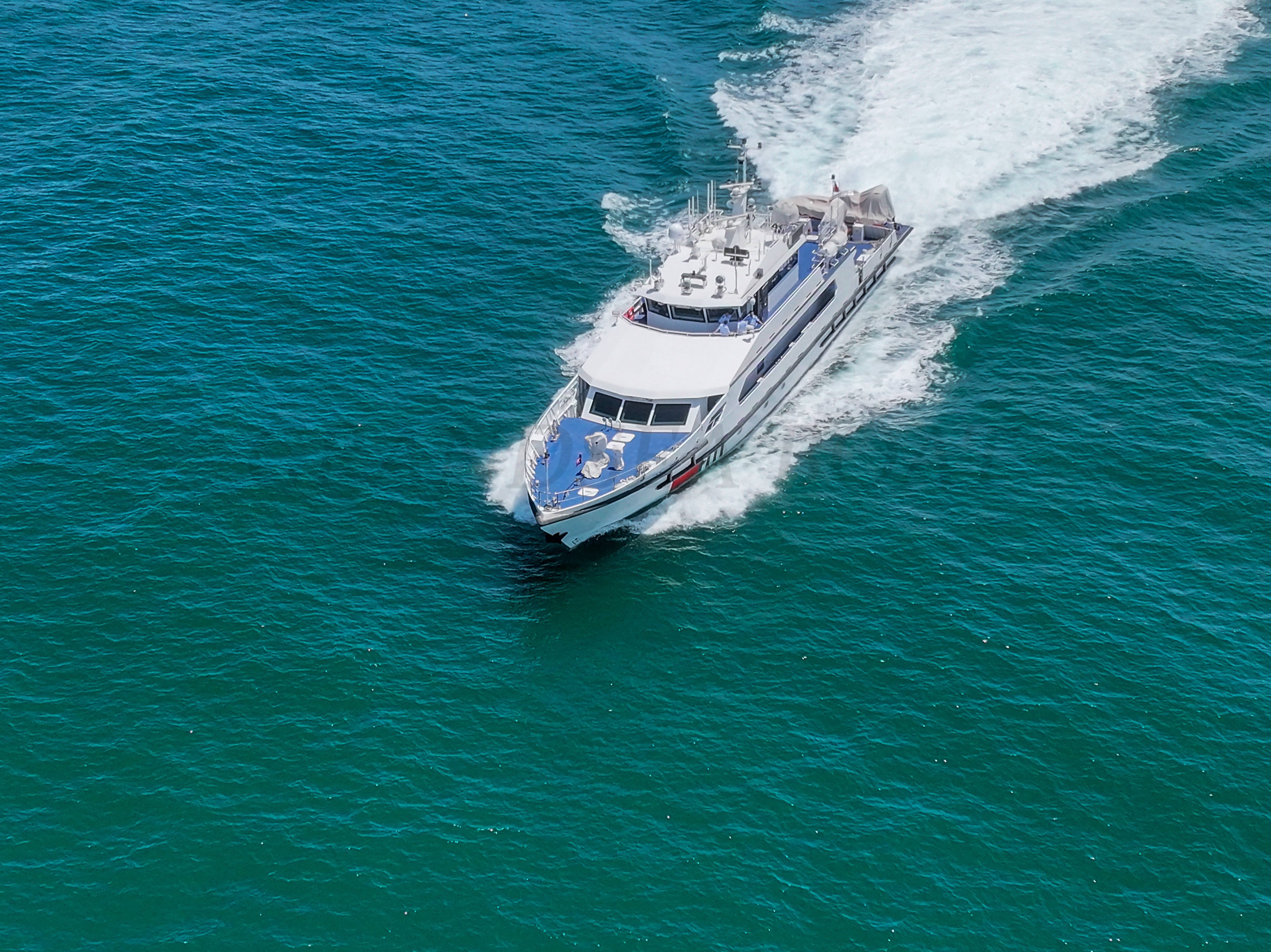 Grandsea Longueur 27m Bateau de police en aluminium Bateau garde-côtes à vendre 