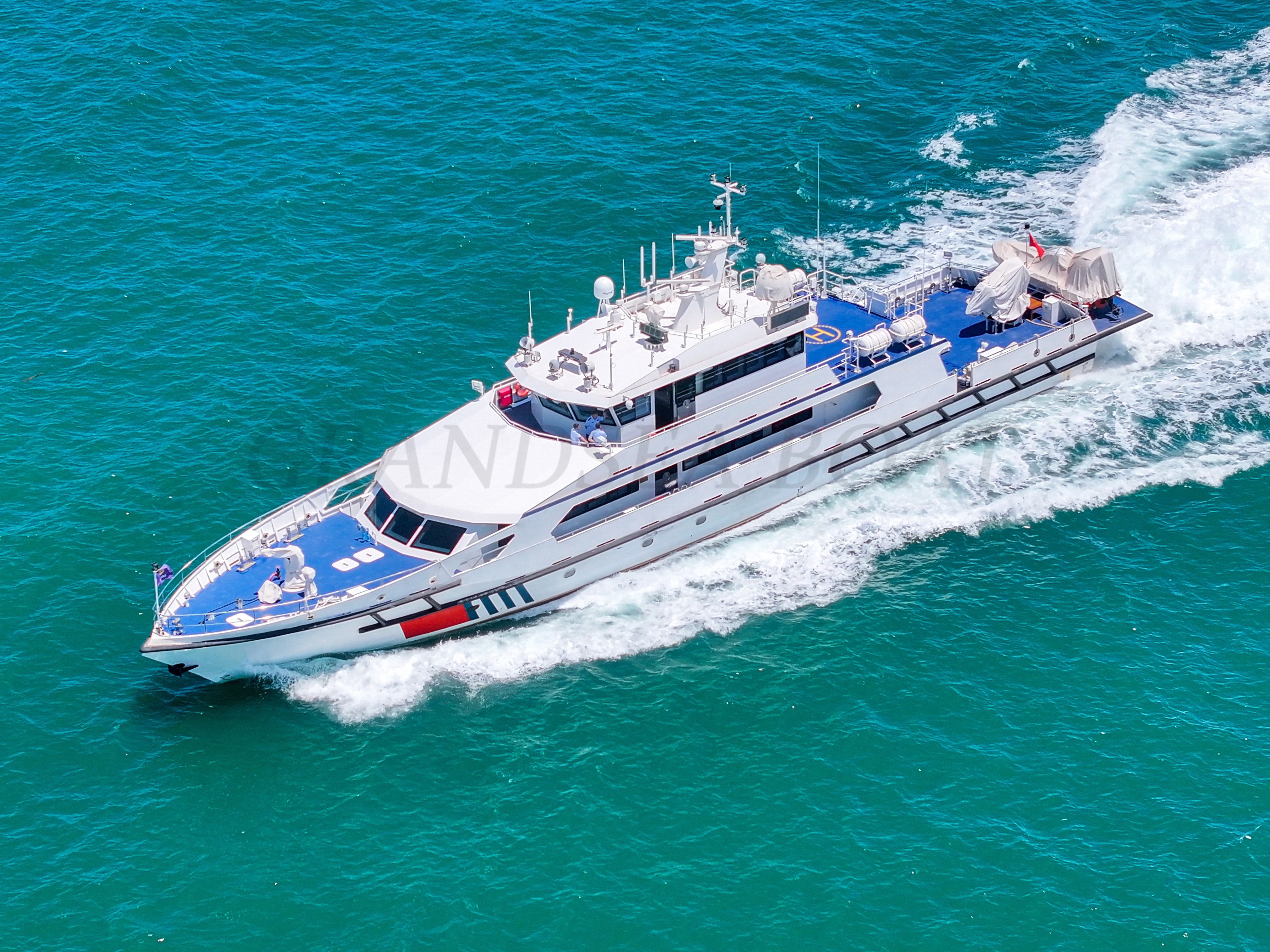 Grandsea Longueur 27m Bateau de police en aluminium Bateau garde-côtes à vendre 