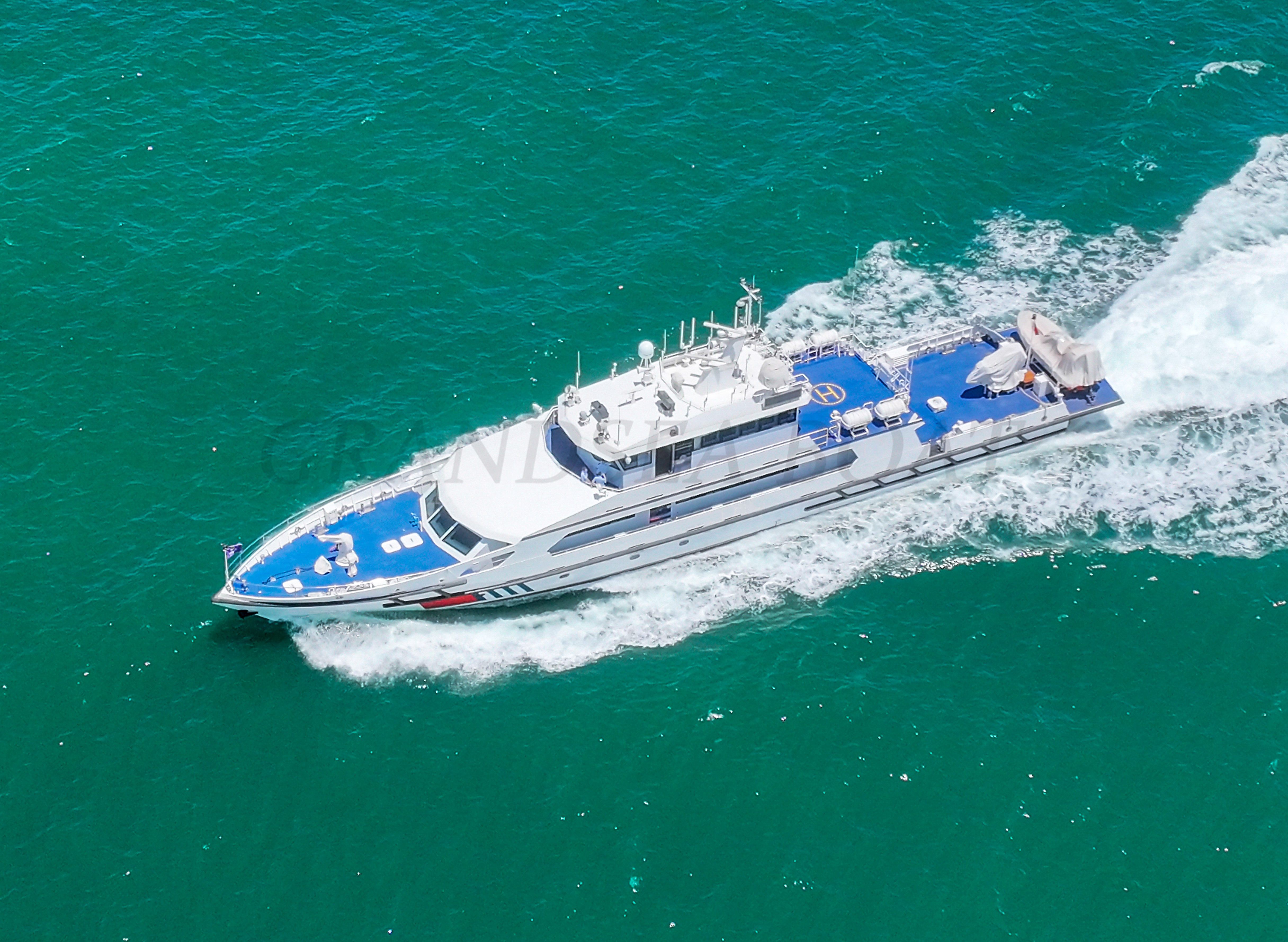 Grandsea Longueur 27m Bateau de police en aluminium Bateau garde-côtes à vendre 