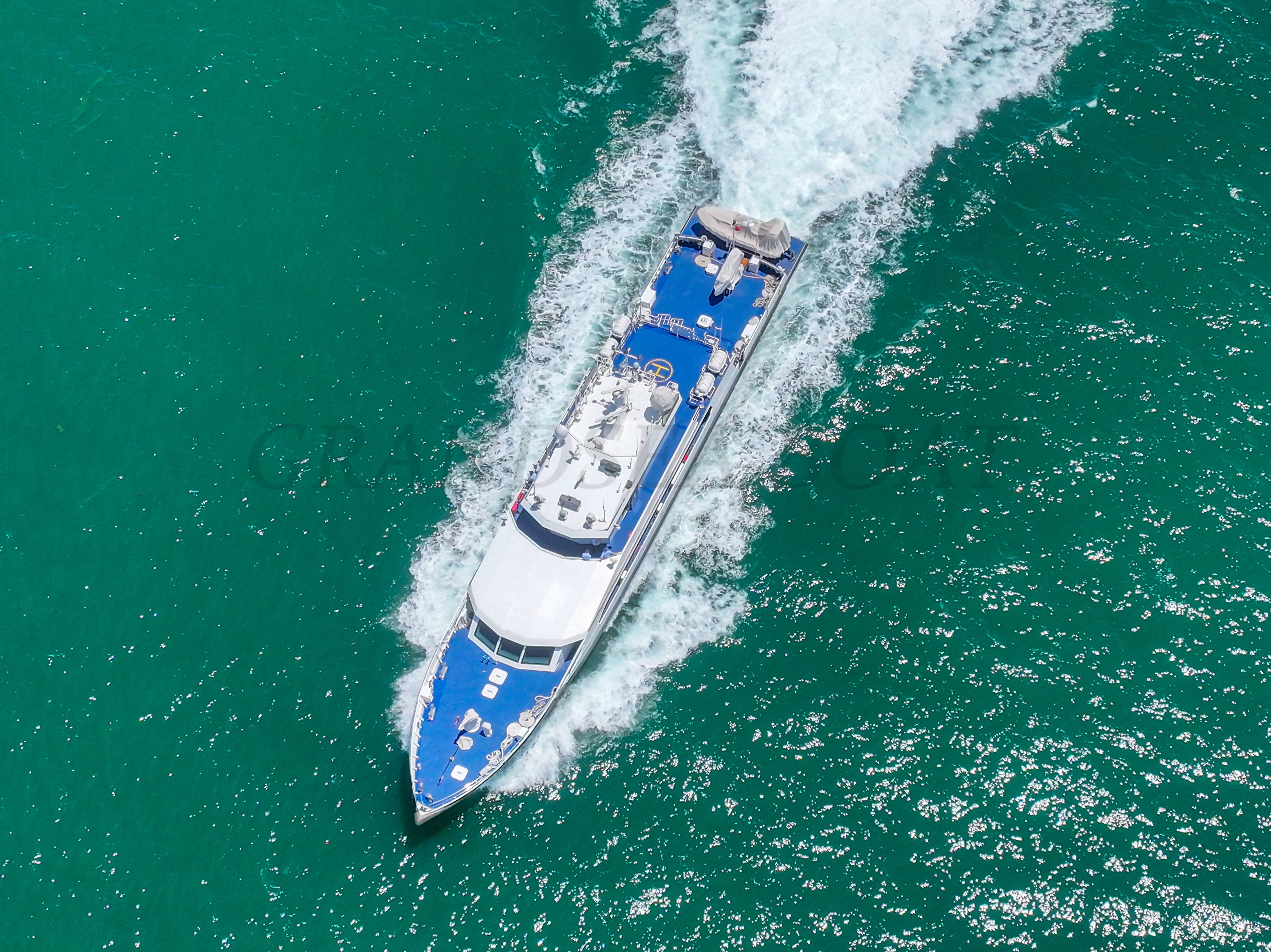 Grandsea Longueur 27m Bateau de police en aluminium Bateau garde-côtes à vendre 
