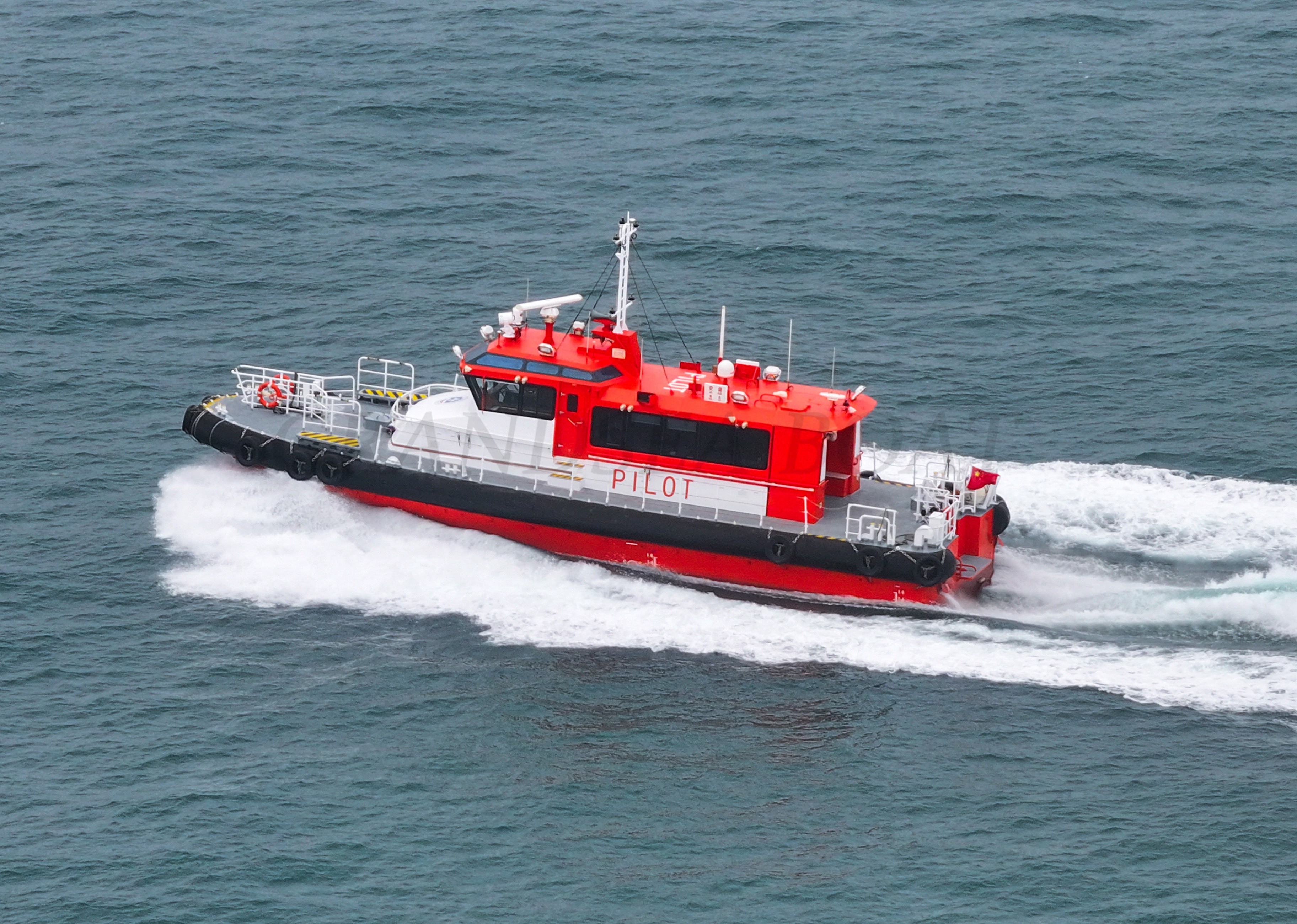 Bateau pilote en aluminium Grandsea 21.9m, navire de patrouille à vendre pour utilisation en mer agitée