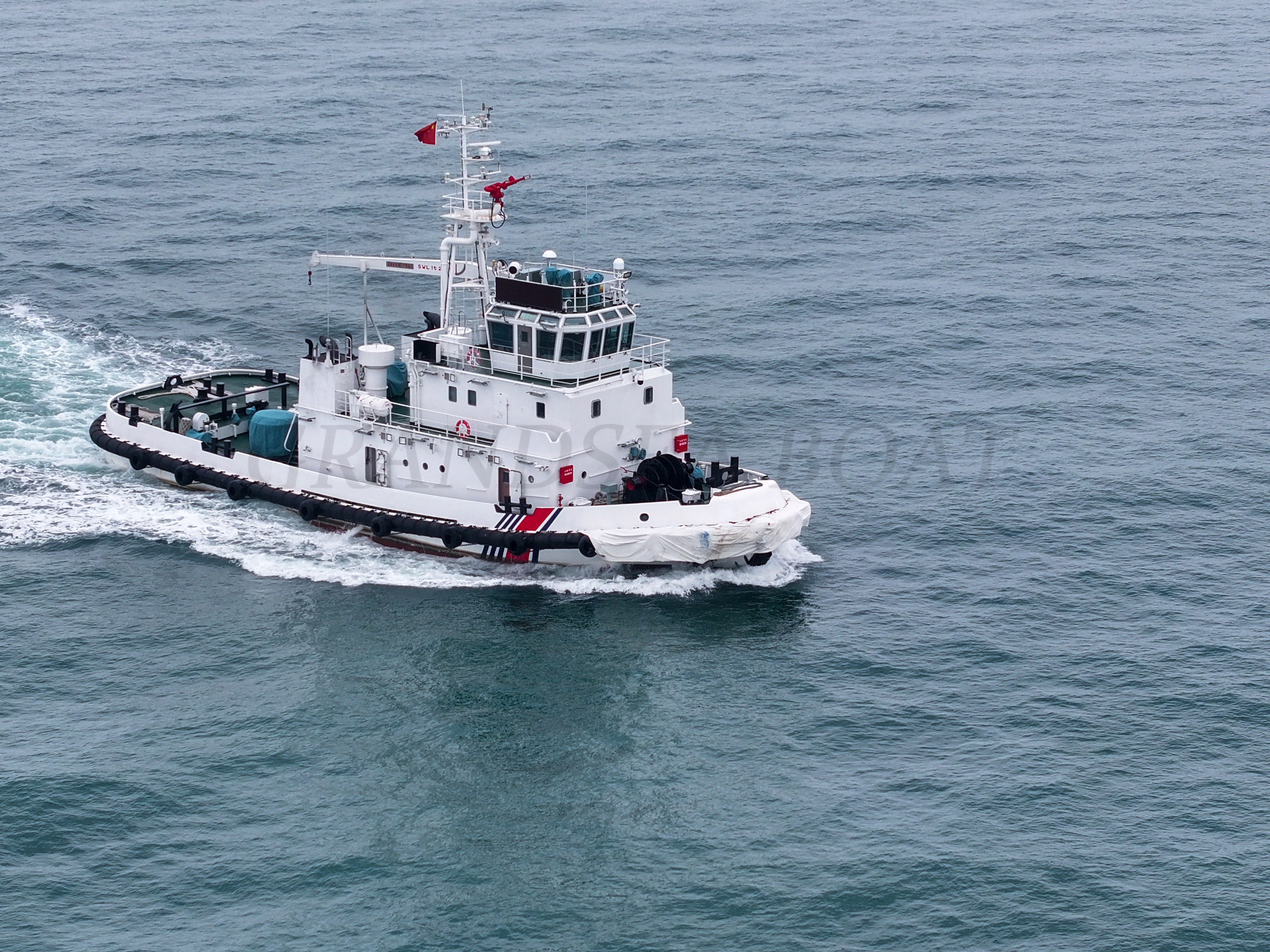 Grandsea Remorqueur de 32 m pour l'application de la loi, remorqueur d'incendie, bateau de sauvetage