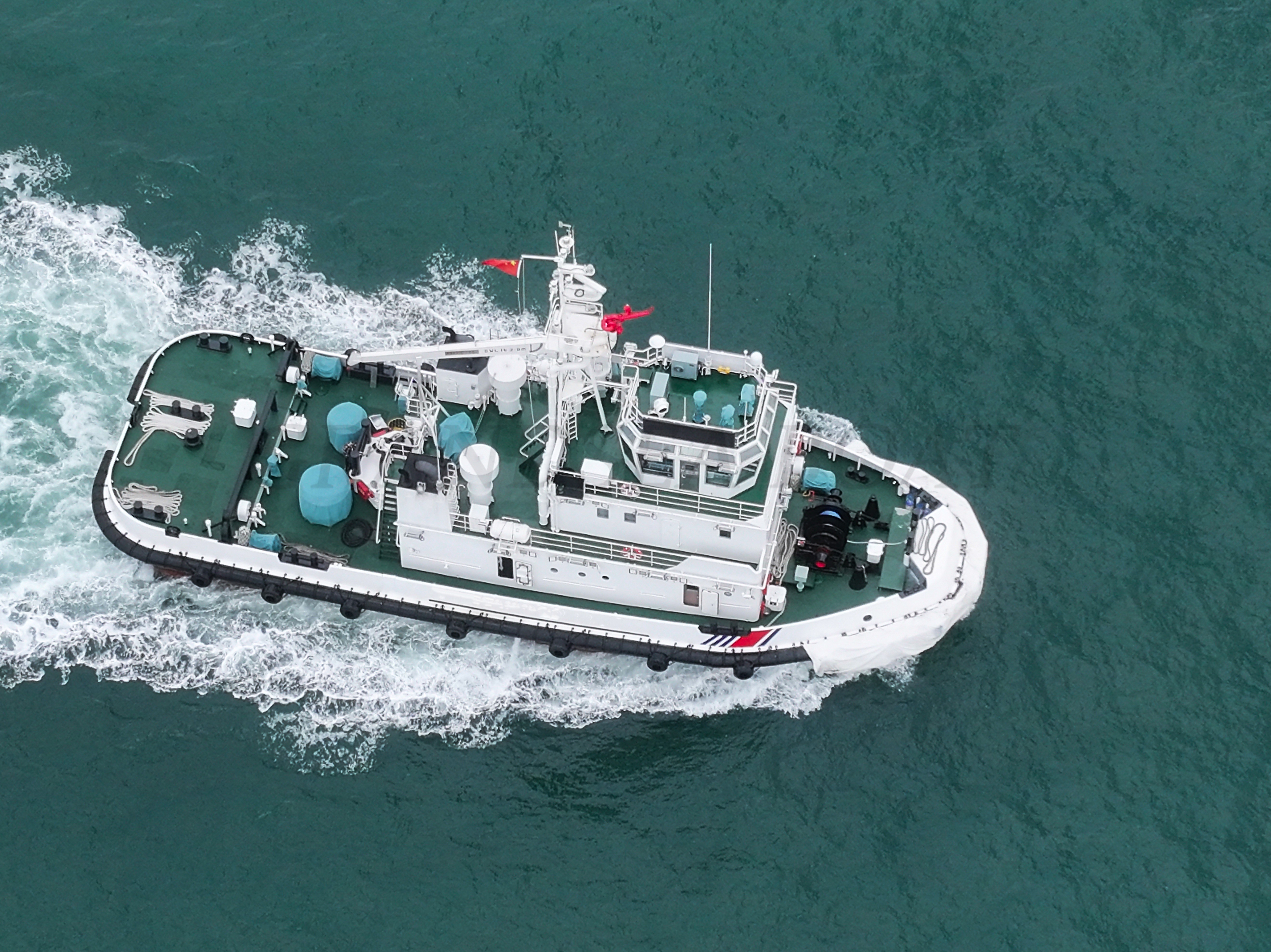 Grandsea Remorqueur de 32 m pour l'application de la loi, remorqueur d'incendie, bateau de sauvetage