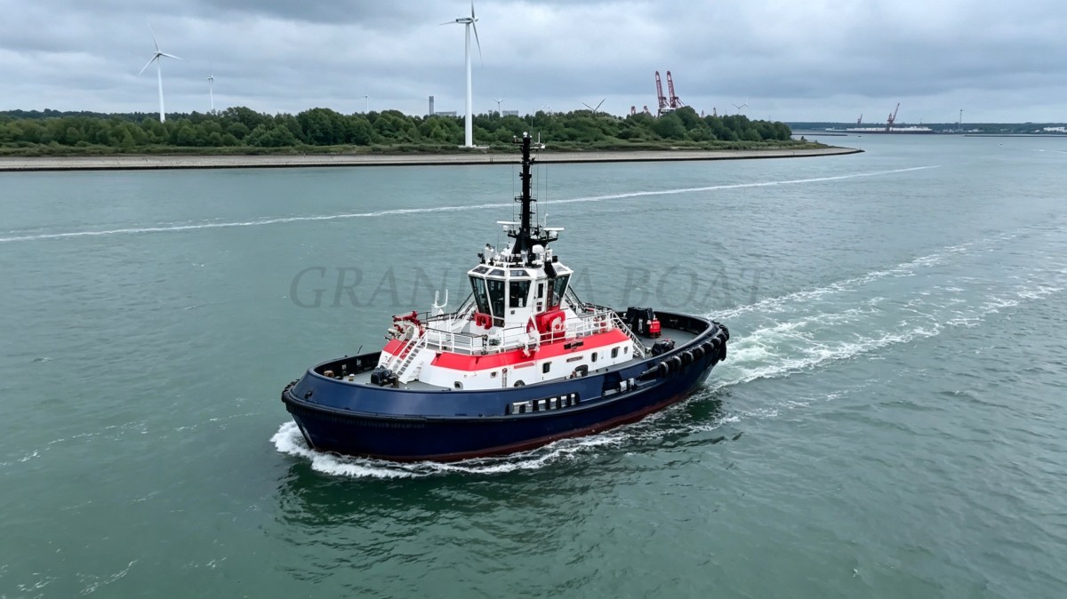 Remorqueur ASD Grandsea de 28 m, 3200hp, traction au point fixe de 42t à vendre