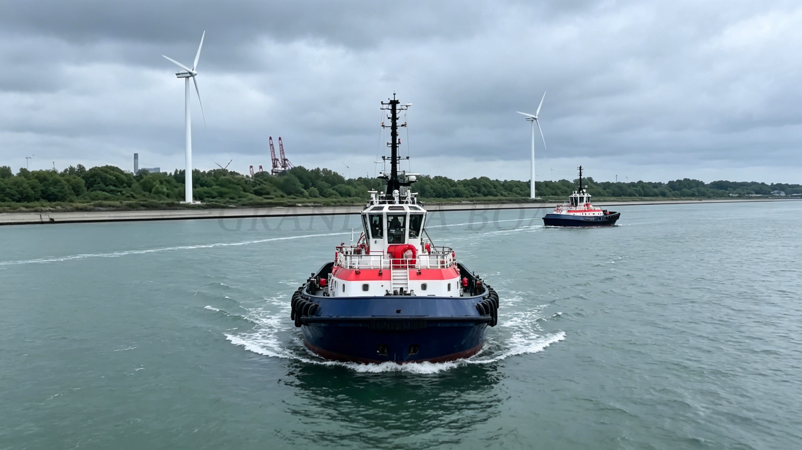 Remorqueur ASD Grandsea de 28 m, 3200hp, traction au point fixe de 42t à vendre