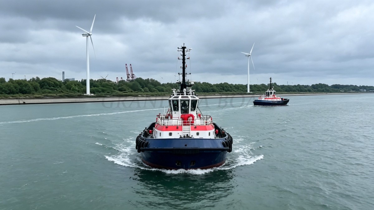 Remorqueur ASD Grandsea de 28 m, 3200hp, traction au point fixe de 42t à vendre