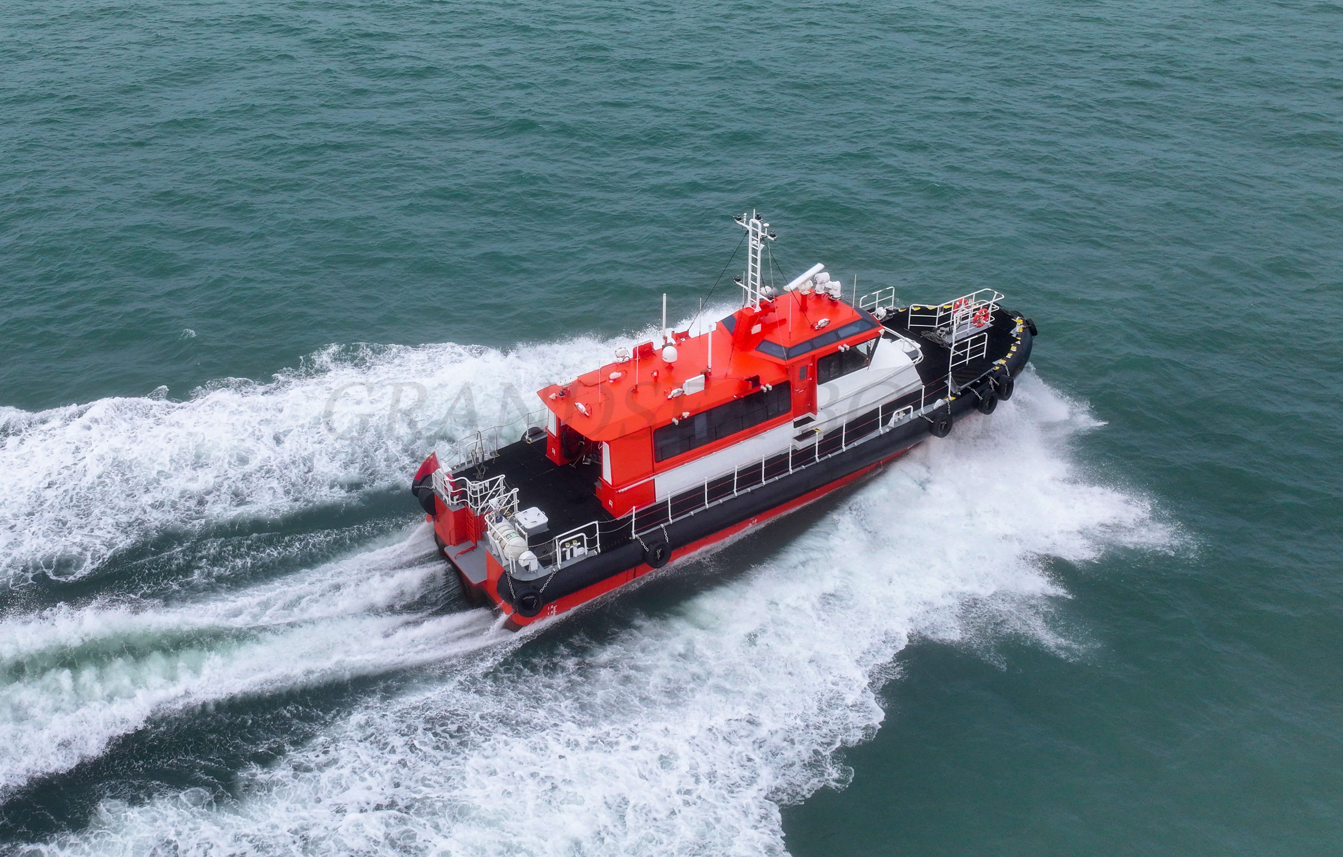 Bateau de patrouille à grande vitesse en fibre de verre Grandsea de 22m à vendre