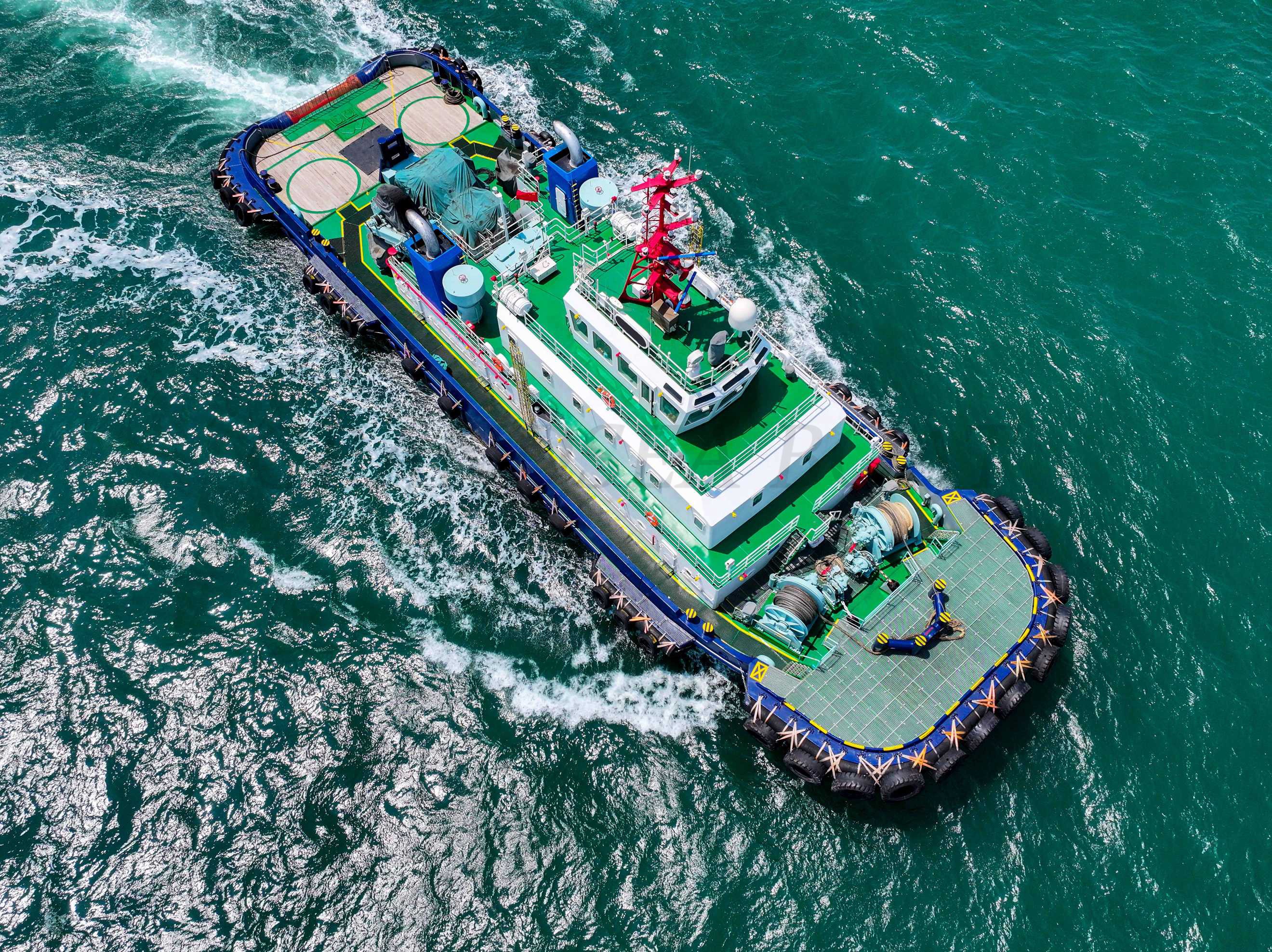 Remorqueur Grandsea de 39m, bateau de travail de remorquage, chantier naval, capacité de traction au bollard de 87T, remorqueur à vendre