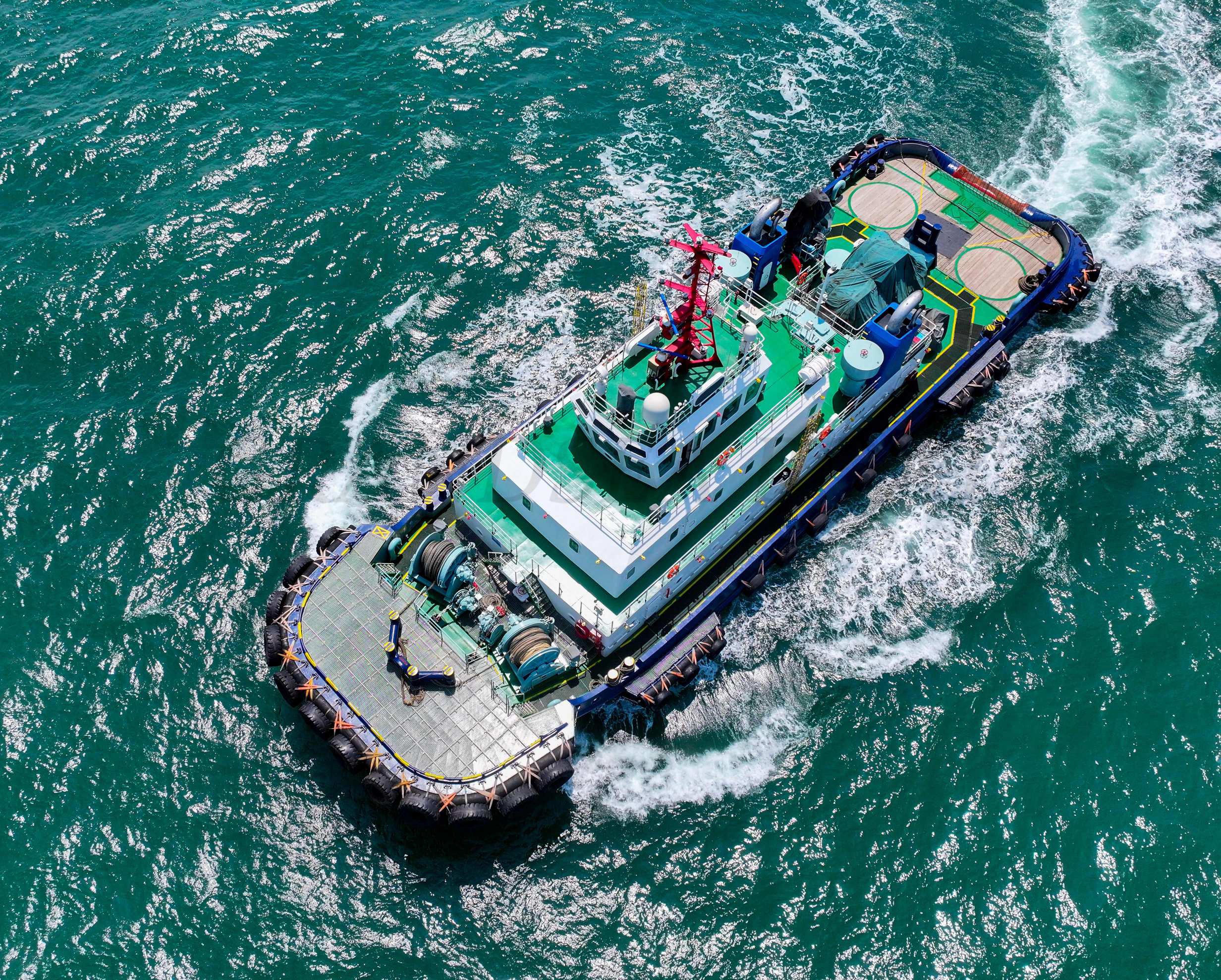 Remorqueur Grandsea de 39m, bateau de travail de remorquage, chantier naval, capacité de traction au bollard de 87T, remorqueur à vendre